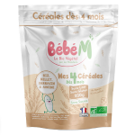Bb m mes 4 crales ds 4 mois bio 220g