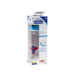 Bbisol biberon anti colique silicone col large + 6m super hros 300ml
