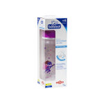 Bbisol biberon anti colique silicone col large + 6m rose 300ml