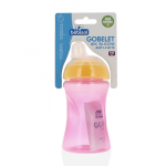 Bbisol gobelet bec silicone rose 300ml