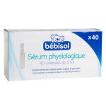 Bébisol sérum physiologique 40 unidoses de 5ml Bébisol sérum physiologique 40 unidoses de 5ml