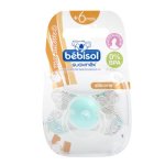 Bébisol sucette physiologique silicone bleue + 6 mois (réf s) Bébisol sucette physiologique silicone bleue + 6 mois (réf s)