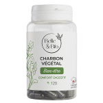 Belle & bio charbon végétal 120 gélules Belle & bio charbon végétal 120 gélules