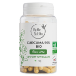 Belle & bio curcuma 95% bio 90 gélules Belle & bio curcuma 95% bio 90 gélules