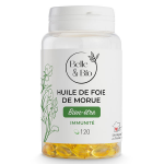 Belle & bio huile de foie de morue 120 glules