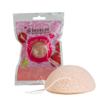 Benecos eponge konjac peaux sensibles argile rouge vegan Benecos eponge konjac peaux sensibles argile rouge vegan