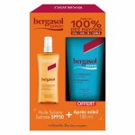 Bergasol expert coffret huile solaire satin spf50 125ml + lait aprs - soleil 100ml offert