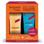 Bergasol sublim coffret huile solaire satine spf20 125ml + lait aprs - soleil 100ml offert