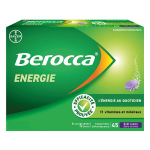Berocca energie cassis vitamine b et c magn�sium zinc 45 comprim�s effervescents