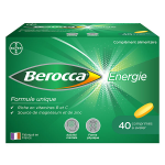 Berocca energie vitamine b et c magnsium zinc 40 comprims