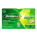 Berocca immunit dfense vitamine d, c et b zinc lot de 2 x 28 glules vgtales