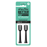 Better toothbrush t�te de rechange premium noire lot de 2