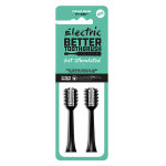 Better toothbrush tête de rechange premium noire lot de 2 Better toothbrush tête de rechange premium noire lot de 2
