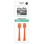 Better toothbrush tête de rechange regular corail lot de 2 Better toothbrush tête de rechange regular corail lot de 2