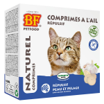Bf petfood comprims rpulsif naturel pour chat, 100 comprims