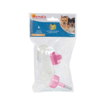 Biberon clipsable pour boite de transport chien pliable rose Biberon clipsable pour boite de transport chien pliable rose