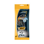 Bic 4 flex rasoirs jetables 4 lames 4 units