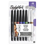 Bic bodymark collection stylo de tatouage temporaire 8 unités + 3 pochoirs offerts Bic bodymark collection stylo de tatouage temporaire 8 unités + 3 pochoirs offerts