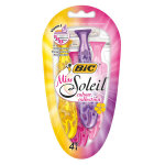Bic miss soleil colour collection rasoirs jetables 3 lames 4 unités Bic miss soleil colour collection rasoirs jetables 3 lames 4 unités