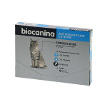 Biocanina fiprocat 50mg chat + de 1kg 3 pipettes