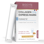 Biocyte collagen 10gr express marin collagne peptan marin de type 1 - 10 sticks