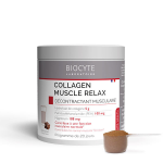 Biocyte collagen muscle relax hydrolysat de collagène goût cacao 220g Biocyte collagen muscle relax hydrolysat de collagène goût cacao 220g