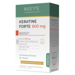Biocyte kératine forte 900mg boost croissance résistance du cheveu 60 gélules Biocyte kératine forte 900mg boost croissance résistance du cheveu 60 gélules