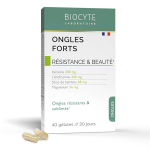 Biocyte ongles forts kratine, lithothamne rsistance & beaut 40 glules