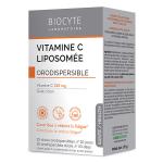 Biocyte vitamine c liposomale fatigue système immunitaire 10 sticks Biocyte vitamine c liposomale fatigue système immunitaire 10 sticks