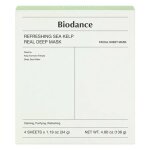 Biodance pack de 4 masques rafra�chissants aux algues marines 4 pi�ces