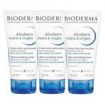 Bioderma atoderm crme rparatrice mains & ongles lot de 3 x 50ml