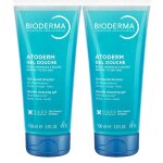 Bioderma atoderm gel douche ultra - douceur peaux sensibles normales � s�ches lot de 2 x 100ml