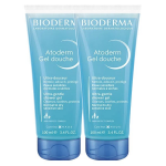 Bioderma atoderm gel douche ultra - douceur peaux sensibles normales  sches lot de 2 x 100ml