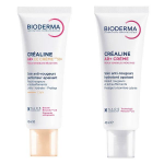 Bioderma crealine ar + duo peau sensible et ractive crme visage 40ml + cc crme 40ml