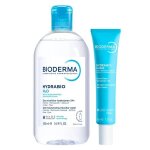 Bioderma hydrabio duo hydratation intense h2o eau micellaire 500ml + cr�me l�g�re 40ml