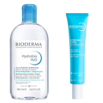 Bioderma hydrabio duo hydratation intense h2o eau micellaire 500ml + cr�me l�g�re 40ml