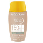 Bioderma photoderm nude touch crme solaire visage matifiante peaux mixtes  grasses teinte dore spf50 ...