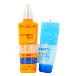 Bioderma photoderm spray spf50 + 200ml + atoderm gel douche 100ml offert