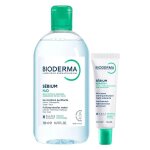 Bioderma sebium duo h2o eau micellaire 500ml + cr�me soin de jour kerato + 40ml