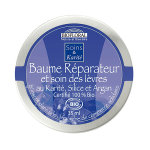 Biofloral baume rparateur & soin des lvres au karit silice et argan pot 35ml