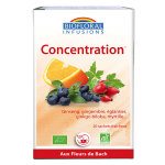 Biofloral infusion fleurs de bach concentration 20 sachets