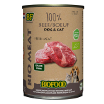Biofood 100% viande de boeuf bio - bote de 400g