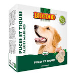 Biofood chien puces et tiques algues marines 55 comprims