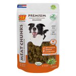 Biofood friandises croustillantes au poulet & saumon. sachet de 200g