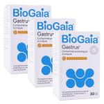 Biogaia gastrus arôme mandarine 30 comprimés - lot de 3 Biogaia gastrus arôme mandarine 30 comprimés - lot de 3
