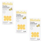 Biogaia probiotiques gouttes lactobacillus reuteri protectis 5ml lot de 3
