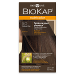 Biokap nutricolor coloration pour cheveux 5. 0 châtain clair 140ml Biokap nutricolor coloration pour cheveux 5. 0 châtain clair 140ml