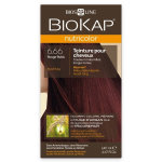 Biokap nutricolor teinture pour cheveux 6. 66 rouge rubis 140ml Biokap nutricolor teinture pour cheveux 6. 66 rouge rubis 140ml