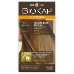 Biokap nutricolor coloration cheveux 8. 0 blond clair - 140ml Biokap nutricolor coloration cheveux 8. 0 blond clair - 140ml