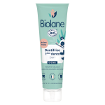 Biolane - dentifrice bio - bébé - nettoie les 1ères dents - goût fraise - 50 ml Biolane - dentifrice bio - bébé - nettoie les 1ères dents - goût fraise - 50 ml